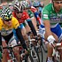 Frank Schleck en bonne compagnie derrière Boonen et Landis lors de la 4ème étape de Paris-Nice 2006